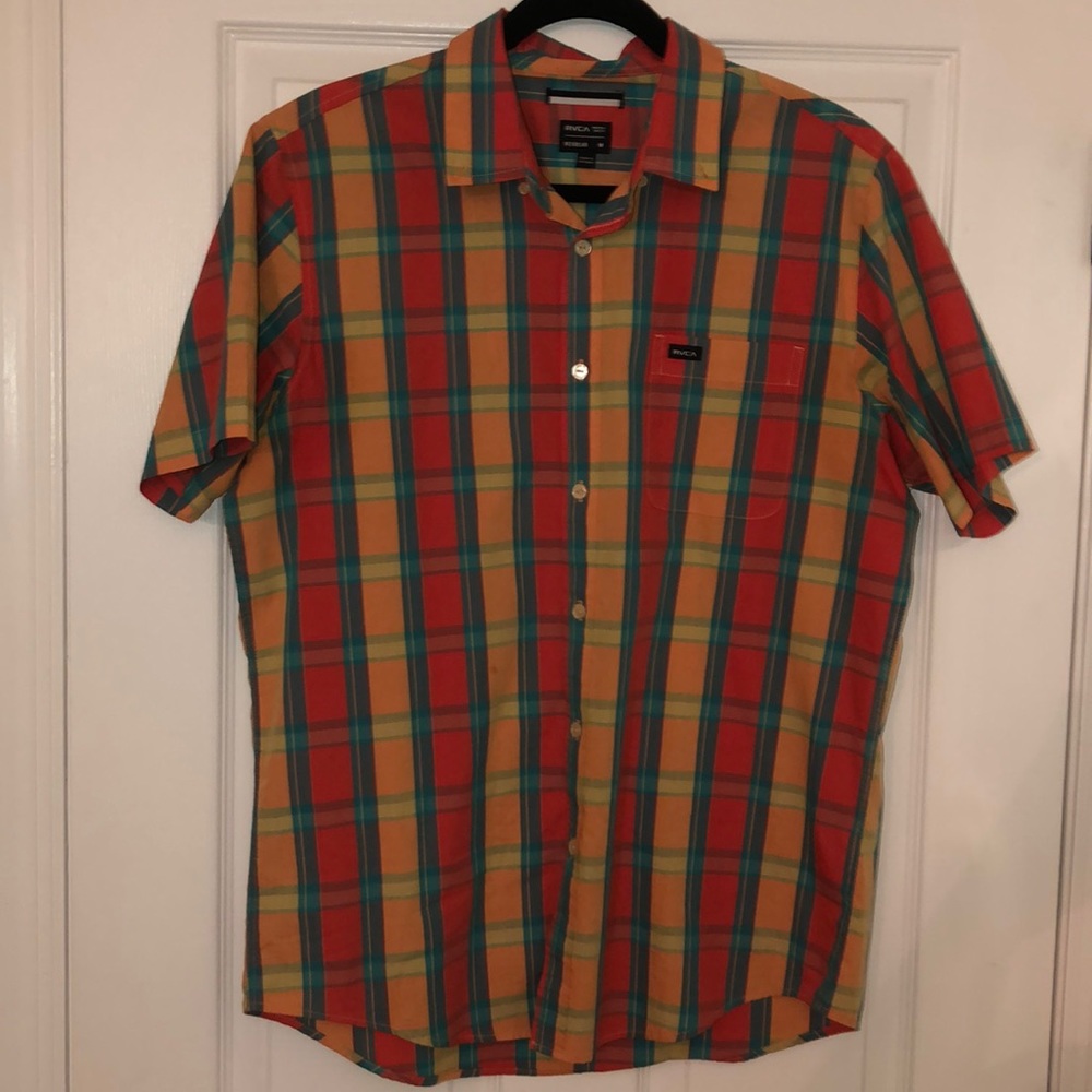 RVCA Men’s Button Down Shirt